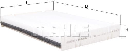 Filter, cabin air LA1198