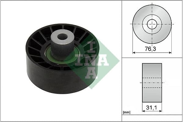 Deflection/Guide Pulley, V-ribbed belt 532077610