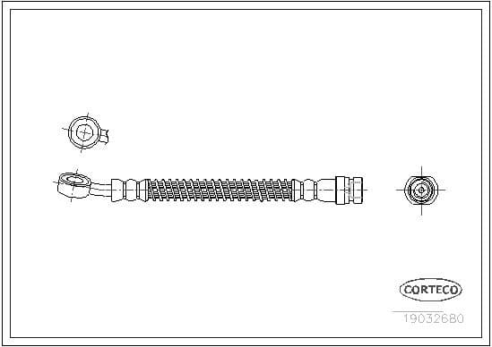 Brake Hose 19032680