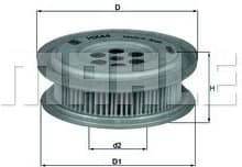 Hydraulic Filter, steering HX44