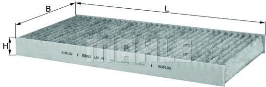 Filter, cabin air LAK78