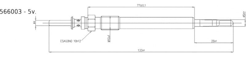 Glow plug ECO 566003