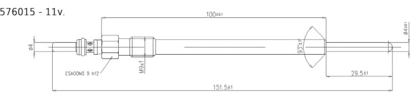Glow plug ECO 576015