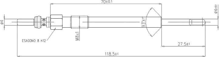 Glow plug ECO 578008