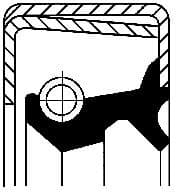 Shaft Seal, wheel hub 12012065B