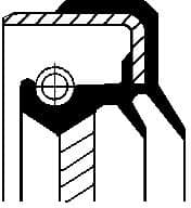 Shaft Seal, differential 01016687B