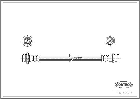 Brake Hose 19032614