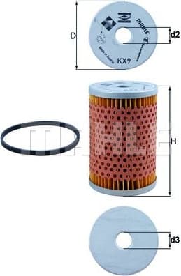 Fuel Filter KX9D