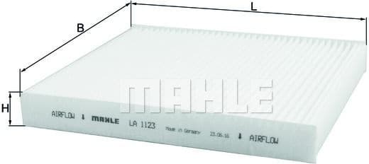 Filter, cabin air LA1123