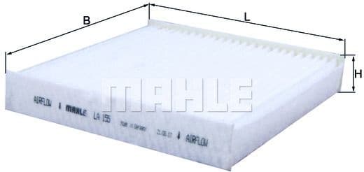 Filter, cabin air LA155