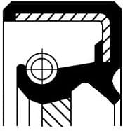 Shaft Seal, crankshaft 19036816B