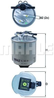 Filter diesel fuel KL440/39