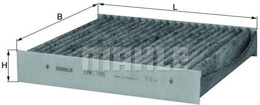 Filter, cabin air LAK155