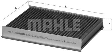 Filter, cabin air LAK249