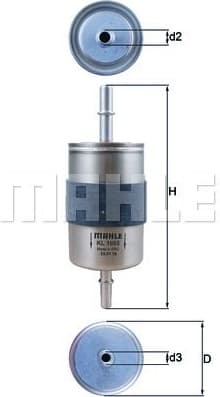 Filter diesel fuel KL1055