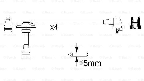 Ignition Cable Kit 0986356957 - image 5