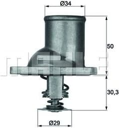 Thermostat, coolant BEHR TI192