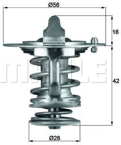 Thermostat, coolant BEHR TX8376D