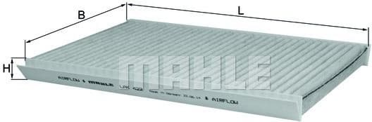 Filter, cabin air LAK422