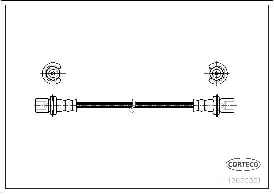 Brake Hose 19030351