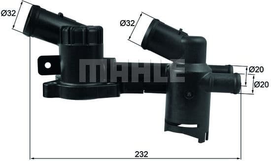 Thermostat, coolant BEHR TH52