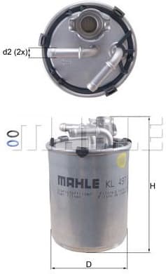 Fuel Filter KL497D