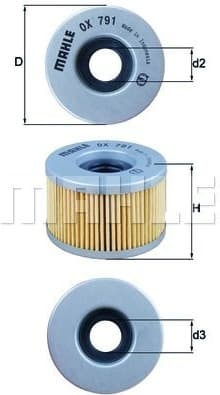 Oil Filter OX791