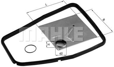 Hydraulic Filter, automatic transmission HX88D