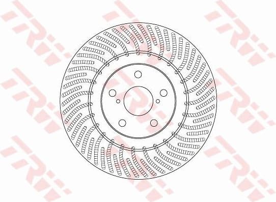 Brake Disc TRW SINGLE DF6692S