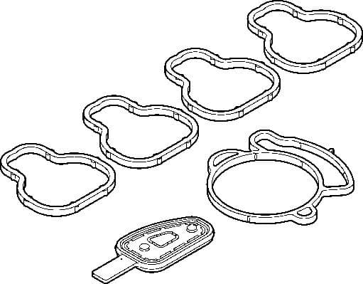 Gasket Set, intake manifold 444.570