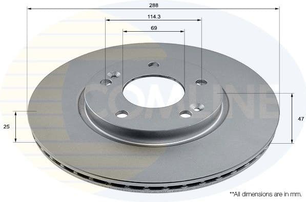 Brake Disc COATED ADC2964V