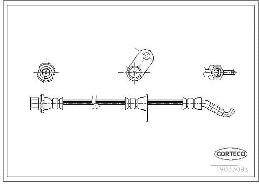 Brake Hose 19033093