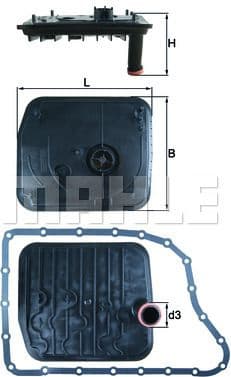 Hydraulic Filter, automatic transmission HX153D