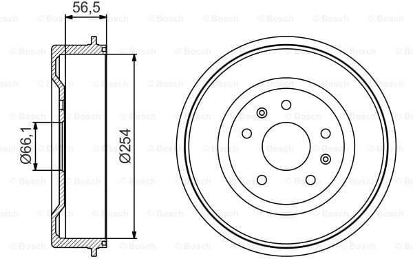 Brake Drum 0986477227