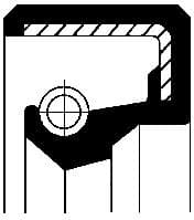 Shaft Seal, camshaft 01000024B
