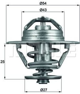 Thermostat, coolant BEHR TX9374D