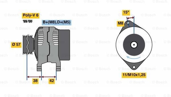 Alternator 0986049960