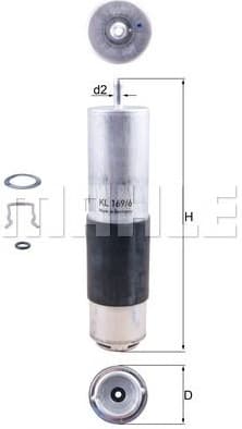 Fuel Filter KL169/6D