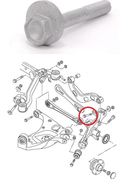 Bolt eccentric WHT002262