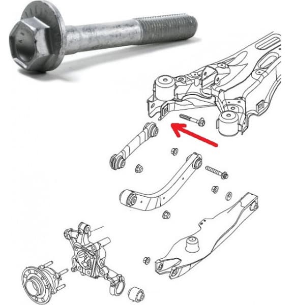 Bolt eccentric 24422972