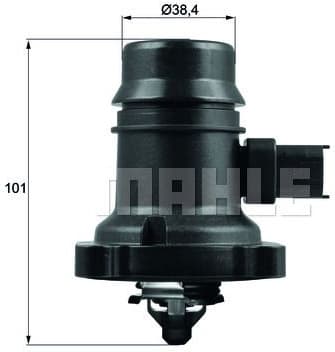 Thermostat, coolant BEHR TM3780