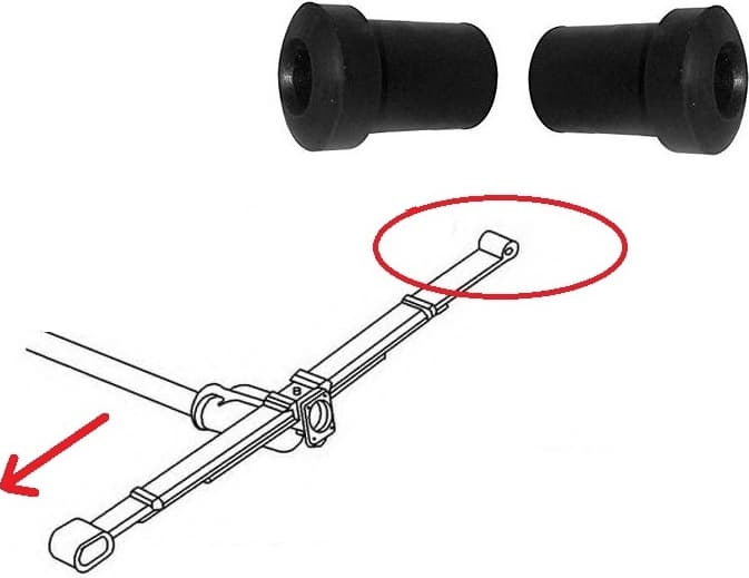 Bushing leaf spring 00131833 - image 3