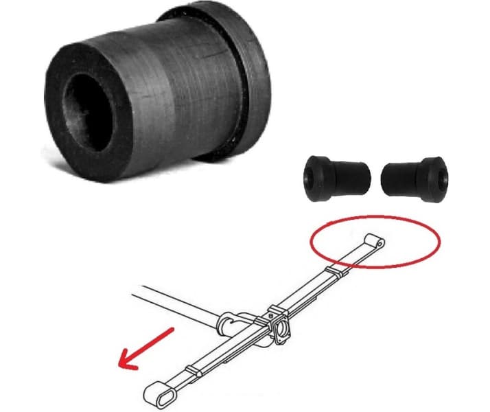 Bushing leaf spring 00131833