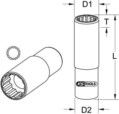 Socket Wrench Insert 917.1610