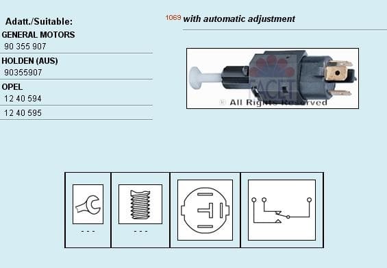Switch STOP light 7.1082