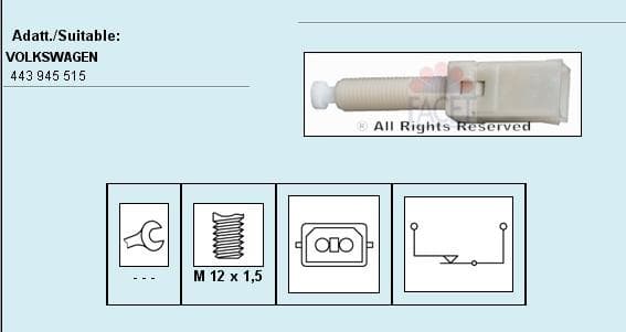 Switch STOP light 7.1087