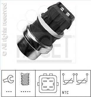 Sensor, coolant temperature Made in Italy - OE Equivalent 7.3146