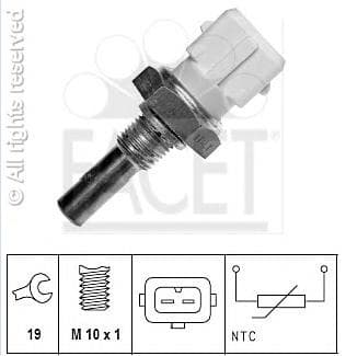 Sensor, coolant temperature Made in Italy - OE Equivalent 7.3171