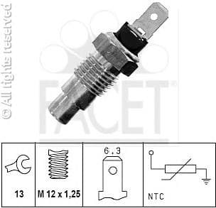 Sensor, coolant temperature Made in Italy - OE Equivalent 7.3223