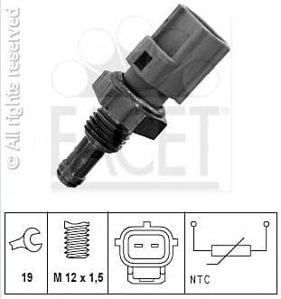 Sensor water temperature 7.3234